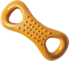 SPOT Bam-bones PLUS Figure 8 - Bamboo Fiber & Nylon, Durable Long Lasting Dog Chew for Aggressive Chewers – Toy for Dogs & Puppies under 60lbs, Non-Splintering, 6in, Allergen Free Peanut Butter Flavor