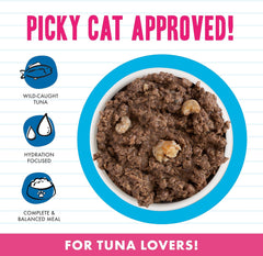 Weruva Best Feline Friend (B.F.F.) Tuna & Shrimp Sweethearts with Red Meat Tuna & Shrimp in Gravy Cat Food
