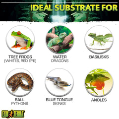 Exo Terra Coco Husk Terrarium Substrate, 8-Quart