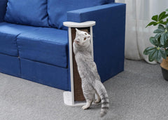 Petpals Pack of 2 Cat Sofa Corner Protector with Built-in Sisal Cat Scratcher, Scratching Pad - Wafer, Medium