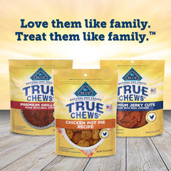 True Chews - Blue Buffalo True Chews Dog Treats Made in the USA with Natural Ingredients Chicken Pot Pie