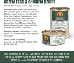 Weruva Classic Dog Food, Green Eggs & Chicken with Chicken Breast & Pumpkin in Gravy (Pack of 12)