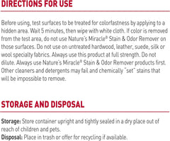 Nature's Miracle Dog Stain and Odor Remover, Everyday Mess Enzymatic Formula, Melon Burst Scent, 32 oz