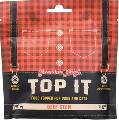 Grandma Lucy's Top It Beef Stew Pet Food Topper with Probiotics - 4oz