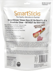 SmartBones SmartSticks With Real Peanut Butter Rawhide-Free Chews For Dogs