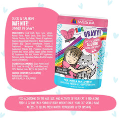 Weruva B.F.F. OMG - Best Feline Friend Oh My Gravy!, Date Nite! with Duck & Salmon in Gravy Cat Food