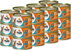 Nulo Freestyle Turkey & Halibut Shredded Wet Canned Cat Food, 3 Ounce (Pack of 24)