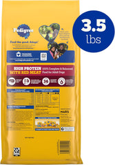 PEDIGREE High Protein Adult Dry Dog Food Beef and Lamb Flavor Dog Kibble