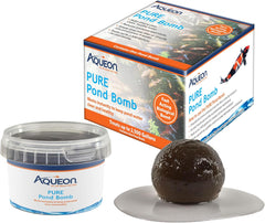 Aqueon Pure Outdoor Pond Water Natural Cleaning Bomb for Reducing Ammonia and Nitrite, for Up to 2,500 Gallons