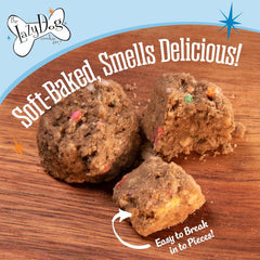 The Lazy Dog Cookie Co. Mutt Mallows Birthday Cake Soft Baked Dog Treats, Vanilla with Confetti Sprinkles, for Small, Medium and Large Dogs, Wheat-Free, Baked in The USA, 5 oz. (Pack of 1)