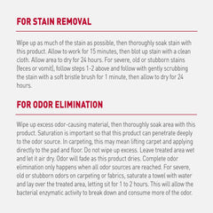 Nature’s Miracle Advanced Stain & Odor Eliminator, 32 Ounces, Sunny Lemon Scent, Severe Mess Enzymatic Formula For Tough Pet Messes