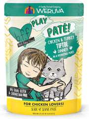 Weruva B.F.F. Play - Best Feline Friend Paté Lovers, Aw Yeah!, B.F.F. PLAY - Best Feline Friend Paté Lovers, Aw Yeah!, Chicken & Turkey Tiptoe with Chicken & Turkey& Tuna Til' Then with Chicken & Tuna (Copy)