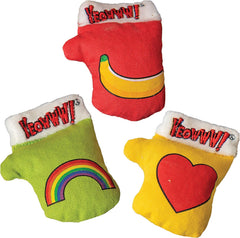 YEOWWW! Catnip Kitten Mittens, 1 Count