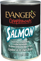 Evangers Wild Salmon Dog/Cat Canned Food Wild Salmon Dog/Cat 12/12Oz Canned Food
