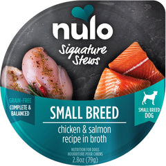 Nulo Small Breed Dog Signature Stew Chicken & Salmon in Broth, 2.8 Ounce (Pack of 24)