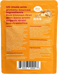 Made by Nacho Wet Cat Food, Cuts in Gravy, Limited Ingredients, Cage-Free Chicken Recipe with Bone Broth for Extra Hydration, (12) 3 oz. Pouches, Limited Ingredients