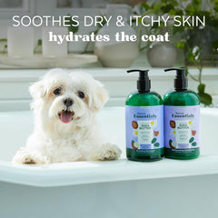 TropiClean Essentials Shea Butter Shampoo for Dogs | Puppies & Cats | Soothe Dry & Itchy Skin |