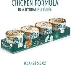 Weruva Cat Senior, Chicken Formula in a Hydrating Purée