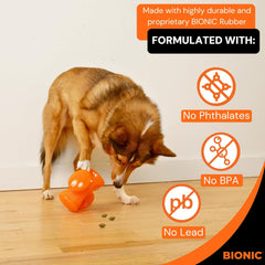 BIONIC Stuffer Treat Dog Toy - High-Visibility Treat Dispenser, Great for Redirected Chewing