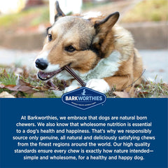 Barkworthies Odor-Free Bully Stick Treat, 6", (Pack Of 5)