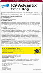 K9 Advantix Flea, Tick & Mosquito Prevention for Dogs | Flea Drops for Small Dogs | Apply Monthly | 2 Treatments