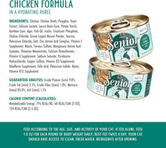 Weruva Cat Senior, Chicken Formula in a Hydrating Purée