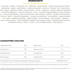 Go! Solutions Skin + Coat Care, Dry Dog Food, Duck Recipe with Grains