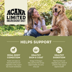 ACANA Singles Limited Ingredient Dry Dog Food, Grain Free, High Protein, Pork & Squash Recipe