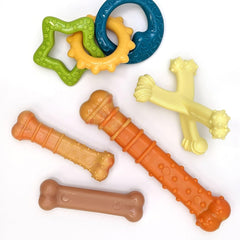 Nylabone Axis Bone Power Chew Toy for Dogs, Dog Toys for Aggressive Chewers, Vanilla Flavor