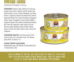 Weruva Classic Cat Food, Meow Luau with Mackerel & Pumpkin in Gravy
