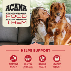 ACANA Grain Free Dry Dog Food, Red Meat Recipe