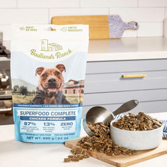 Superfood Complete, Air-Dried Adult Dog Food - High Protein, Zero Fillers, Superfood Nutrition by Katherine Heigl (Premium Chicken)