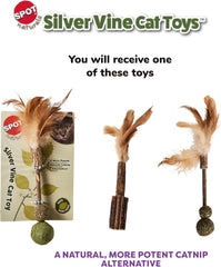 Spot® Ethical Pet Products 68052152: Toy Cat Silver Vine Md