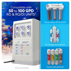Aquatic Life Smart Buddie RO Water Booster Pump Kit for 50-100 GPD Reverse Osmosis Water Filter System RO/DI Filtration Units, Pressure Boost Pumps