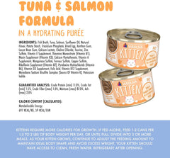 Weruva Kitten, Tuna & Salmon Formula in a Hydrating Purée (Pack of 12)