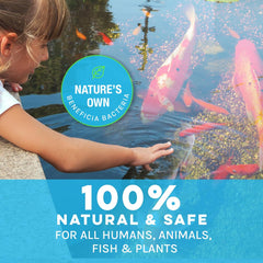 MICROBE-LIFT 10PLP PL Pond Bacteria and Outdoor Water Garden Cleaner, Safe for Live Koi Fish, Plant Life, and Decor