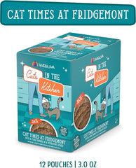 Weruva Cats in The Kitchen Slide N' Serve Grain-Free Natural Wet Pate Cat Food Pouches, Cat Times at Fridgemont