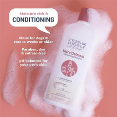 Veterinary Formula Smart Coat Complex Ultra Oatmeal Moisturizing Shampoo for Dogs – Moisture-Rich, Nourishing Shampoo – Leaves Coat Clean, Soft, Silky, Shiny – Long-Lasting Fragrance