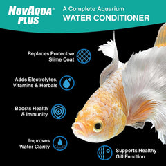 KORDON #33144 NovAqua Plus for Aquarium, 4-Ounce
