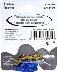 Disney Penn-Plax Squirt Mini Aquarium Ornament for Finding Nemo - Fun Decoration for Your Smaller Tank with This Friendly Turtle Riding a Wave