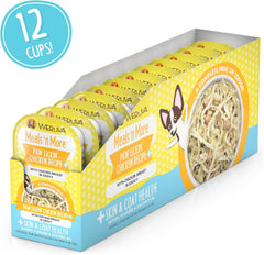 Weruva Meals 'n More Natural Wet Dog Food, Paw Lickin’ Chicken Plus Skin & Coat Health (Pack of 12)