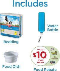 Kaytee My First Home Starter Kit Habitat for Pet Rabbits or Multiple Guinea Pigs (SET)