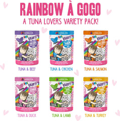 Weruva B.F.F. OMG - Best Feline Friend Oh My Gravy!, Rainbow A Gogo Variety Pack! Cat Food