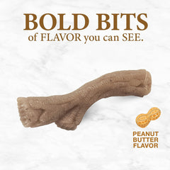 Nylabone Gourmet Style Stick Strong Chew Toy for Dogs, Peanut Butter Flavor, Medium