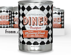 Fromm Diner Breakfast Maddie's Morning Hash Beef & Sweet Potato Recipe Dog Food - Premium Wet Dog Food - Beef Recipe - Case of 12 Cans