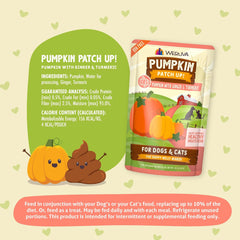 Weruva Pumpkin Patch Up! Pumpkin with Ginger & Turmeric for Dogs & Cats (Pack of 12)