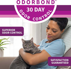 Litter Pearls Micro Crystals Unscented Non-Clumping Crystal Cat Litter with Odorbond, 7 lb, White, Clear and Blue Crystals (LPMC7)