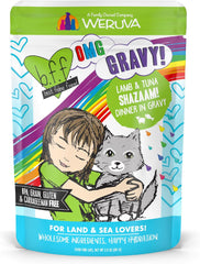 Weruva B.F.F. OMG - Best Feline Friend Oh My Gravy!, Shazaam! with Lamb & Tuna in Gravy Cat Food