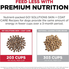 Go! Solutions Skin + Coat Care, Dry Dog Food, Lamb Recipe with Grains