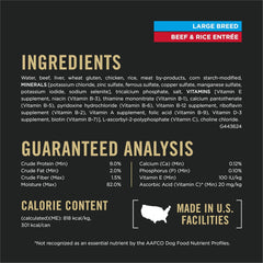 Purina Pro Plan Beef & Rice Chunks in Gravy Large Breed Dog 12 / 13 oz